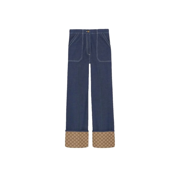 Gucci Denims with Monogram print - Picture 1 of 8